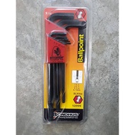 BONDHUS 9Pcs Metric Ball End Point Allen Key 10999 BLX9M, P/N: 10999 [ 100% ORIGINAL] [READY STOCK]