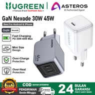UGREEN Wall Charger Mini PD Type C Fast Charging 20w 30w 45w