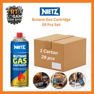 NIETZ Butane Gas Cartridge 230G Torch Refill Gas Tin Camping 28 can/ carton