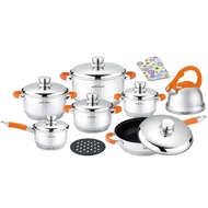 KAISA VILLA 13-Piece Stainless Steel Cookware Set - 99storemall