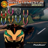 Honda Click 125i/150i V2 Kilay Tint With Eye/Click 125i Sticker/Click 150i Accessories