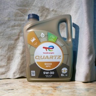 น้ำมันเครื่องสังเคราะห์เเท้ TOTAL QUARTZ 9000 NFC 5W-30 น้ำมันเครื่องล๊อตใหม่ เดือน 1 ปี 2025 ใช้ได้