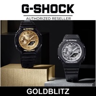 Casio G-Shock GA-2100GB-1A GA-2100SB-1A Gold and Silver Carbon Core Guard Octagon GA2100GB-1A GA2100