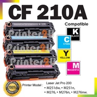 Compatible Toner 131A CF210A CF211A CF212A CF213A For H* LaserJet Pro 200 M251 M251n M251nw M276 M27