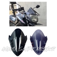 YAMAHA FZ150 V3 FZ NEW VISOR 22CM BLACK & SMOKE FZ150i WINDSHIELD WINDSCREEN  CAP HEAD LAMP LAMPU BE