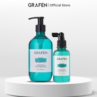 GRAFEN Best Selling Hair Care Set (Root Booster Shampoo 500ml + Tonic 160ml) Hair Loss Care Anti Hai