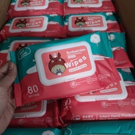 กระดาษเปียก Baby Wipes ทิชชู่เปียก  กระดาษทิชชู่เปียก แบบยกลัง 50 ห่อ