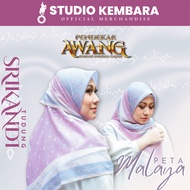 Twin Studio | 'Map Malaya' Hood SRIKANDI | Printed Bawal Exclusive Awang Warrior Film