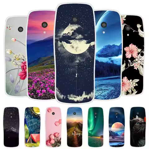 For Nokia 3210 2024 Case Clear Silicone Luxury Animal TPU Soft Printing Bumper For Nokia3210 2024 Sh