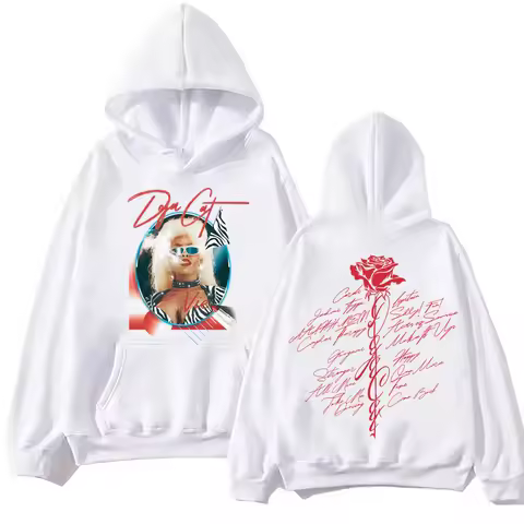 Doja Cat Vie Hoodie Man Woman Harajuku Hip Hop Pullover Tops Sweatshirt Gift
