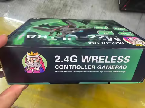 2025 New M22-U Retro Gaming Console 8K HDMI, Upgrade Dual Wireless Controllers Wireless 2.4G HD Doub