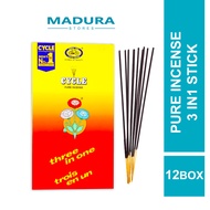 Cycle Brand Pure Incense 3 in 1 stick (12 Box)