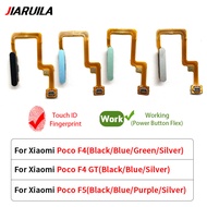 Finger print scanner For Xiaomi Poco F4 GT F5 Fingerprint sensor Button Flex Cable