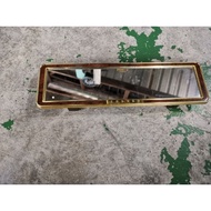 indeed universal walnut gold back mirror