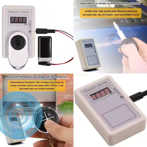 J0MA Wireless Remote Control Detector Reader Transmitter Frequency Meter Counter Tester Tool Digital