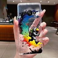 ดีไซน์ใหม่สำหรับ Redmi A3 POCO เคส C61แฟชั่นใสหรูหราแบบดอกไม้ผีเสื้อฝาครอบโทรศัพท์ TPU นิ่มสำหรับ Xi