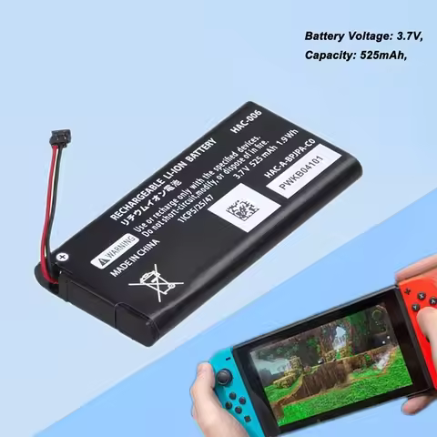 PURFIELD 525mA Replacement Game Battery For Nintendo control Switch Ns HAC 006 Bateria HAC-006 HAC-0