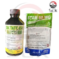 (SET)STAM 80WG + Dictate 450 1Liter|Racun Rumpai sawah padi