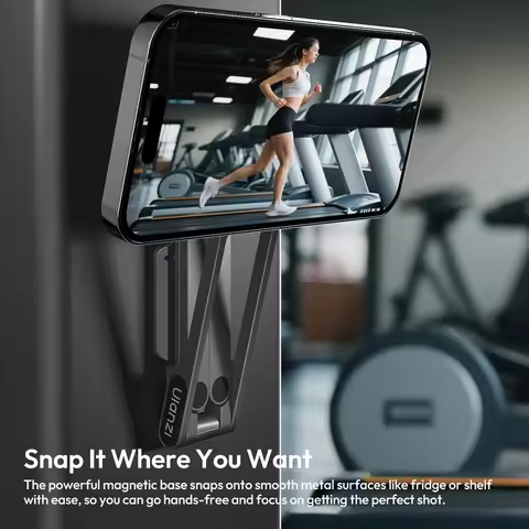 Ulanzi MA38 MagLock Phone Holder Stand Foldable Tripod Phone Mount with Arca-Swiss Magnetic Base for