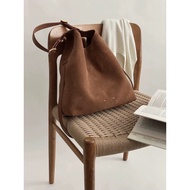 READY TO SHIP DUPE Fabrique Duomo Medium NO BRAND Hobo Bag in Top Grain Suede Homeware