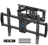 Full Motion TV Wall Mount for Most 42-82 inch TVs, Wall Mount TV Bracket with Articulating Swivel an