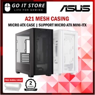 ASUS A21 MESH m-ATX PC CASING (BLACK / WHITE)