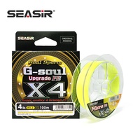 SEASIR Japan Original X4 Micro-PE YGK G-SOUL Upgrade 4 Braided Multifilament PE Line High Strength (