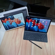 Samsung Galaxy Tab S7 6/128GB second bekas + keyboard tablet murah