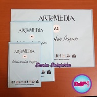 [Pack of 12 Sheets 5-Sheet/] Watercolor Paper Artemedia Watercolor Painting Paper/ Size A5, A4, A3 2