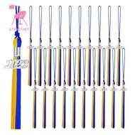 36PCS 2023 Graduation Tassels Graduation Cords Tassel Charms for Graduation Cap Graduation Tassel with Charms (Royal Blue, Gold)