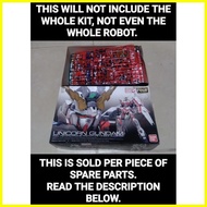 ♞Butchery /Spare Parts Only | RG Unicorn Gundam Full Psycho-Frame Prototype Bandai