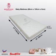 Sunpillo Galant Baby Cot Mattress (Size 60cm x 120cm) with Mattress Protector (Tilam Bayi)