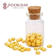 FOOKDAY 999.9 Gold Solid Gold Bean 足金实心小金豆 Kacang Emas Pepejal Bajet Hadiah