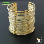MESHOP Bracelet Open Bracelet Accessories Open Bangle Wide Cuff Bangle