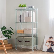 木板多層置物架 30x60cm 莫蘭迪綠色 消光黑色 白色 鐵架 層架