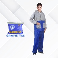 Jas Hujan Ponco Lengan Dewasa Bahan Parasut Tebal Anti Sobek Fashionable - JC101