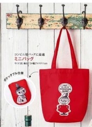 日本雜誌附錄 Moomin 姆明 阿美 摺叠購物袋