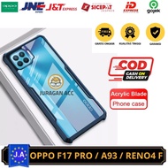 Hardcase Oppo F17 Pro A93 Reno4 F Softcase Armor Casing Transparent Clear Crack Oppo F17 Pro A93 Ren