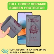 Tempered Glass Static Ceramic Matte Anti SPY Realme C71