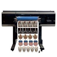 เครื่องพิมพ์ UV DTF A3 พิมพ์ฟิล์มUVหน้าคู่ A/B ระบบRoll to Roll 3หัวพิมพ์DX11 XP600 มีวานิชงานพิมพ์เ