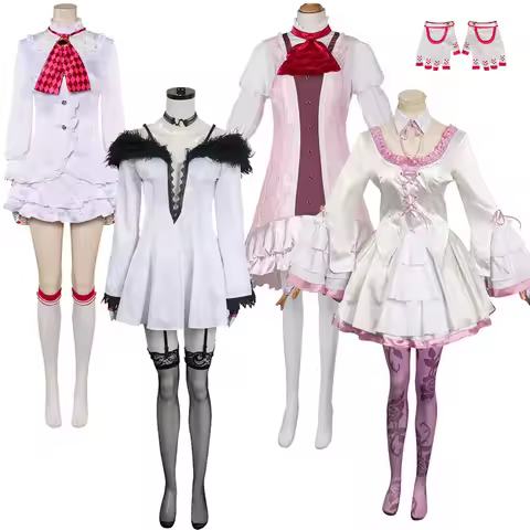Game Tekken 8 Lili Cosplay Costume Dress Pantyhose Gloves for Women Adult Clothes Outfits Halloween 