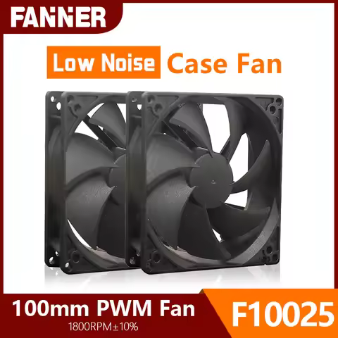 Cooling Fan Ice Soul F10025 Case Fan 100 *100* 25mm 1800RPM High Air Volume Low 4PIN PWM Noise Radia