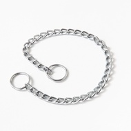 Hot Sale Ready Stock Wholesale Pet Double Circle Twist Chain Twist Chain P Chain Necklace Dog Collar