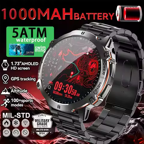 2025 Original TANK T3 Ultra GPS Smart Watch 5ATM Waterproof Smartwatch HD AMOLED 1000mAh Fitness T-R