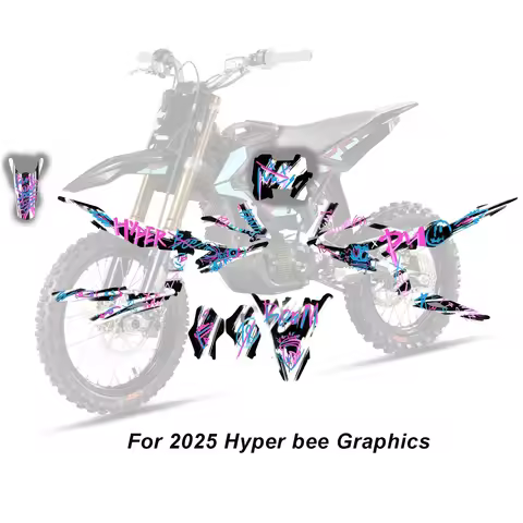 2025 SUR Hyper Bee Graphics electric Dirt bike stickers body decoration protection sticker film deca