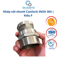 Camlock Stainless Steel 304 Quick Coupling Type F DN80 - DN100