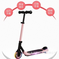 Electric Children's Scooter Two-Wheel Portable Folding Flashing Wheel Children's Power Scooter Factory Direct Sales