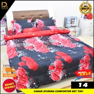 Cadar Queen Comforter Set 7 in 1 Ayunina Collection Exclusive Wedding