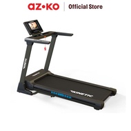 PROMO AZKO Kinetic Motrized Smart Treadmill 3 Hp 99P Tft - Hitam Alat Fitnes Olahraga Lari Peralatan