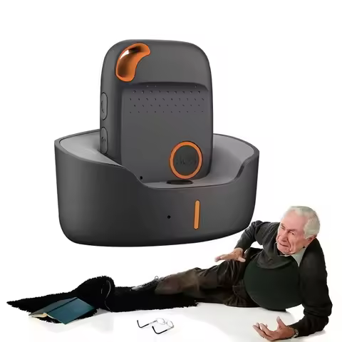 Simple SOS Panic Button GPS Alzheimer's Disabled Seniors Auto Fall Detection Alert Dialer